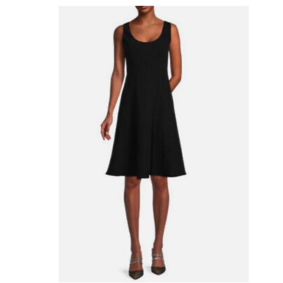 Vince Paneled Slip Dress in Black. - Picture 1 of 5